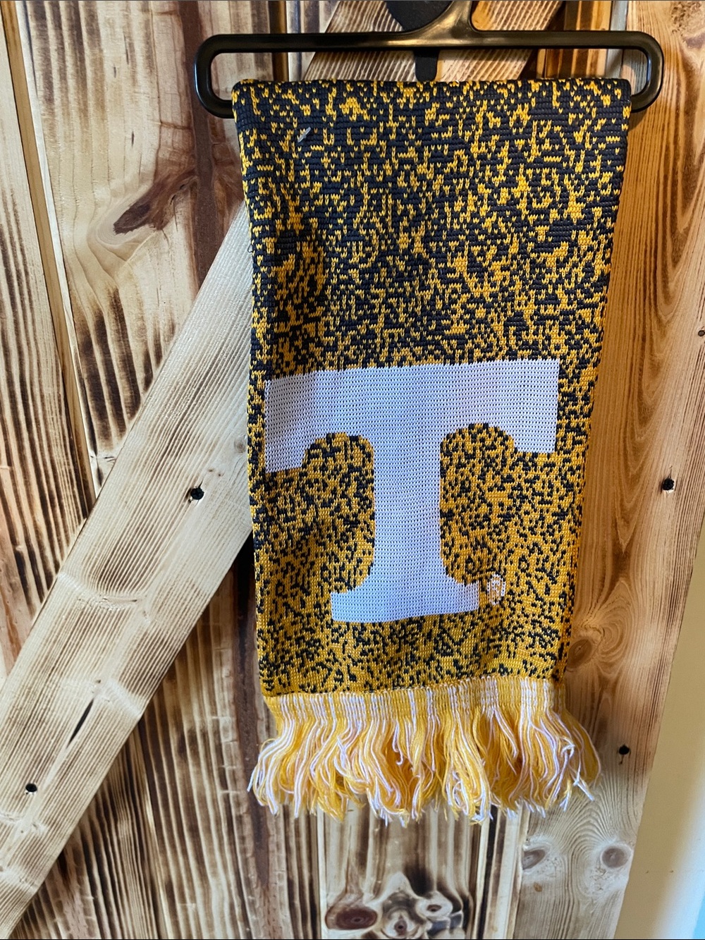 University Tennessee Orange , White , and black Woven Scarf